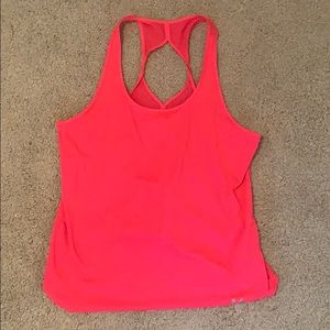 Underarmour mesh back tank, hot pink!